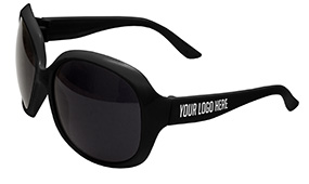 Black Jackie Sunglasses at LogoLenses