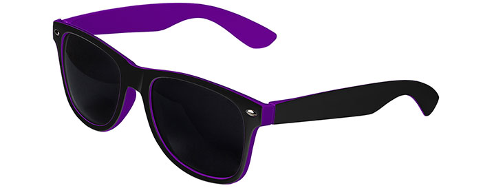 Black / Purple Retro In&Out Sunglasses