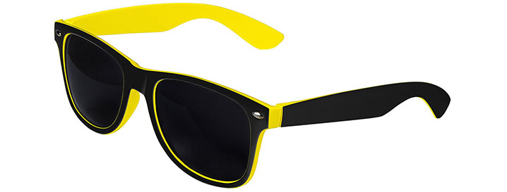 Black / Yellow Retro In&Out Sunglasses