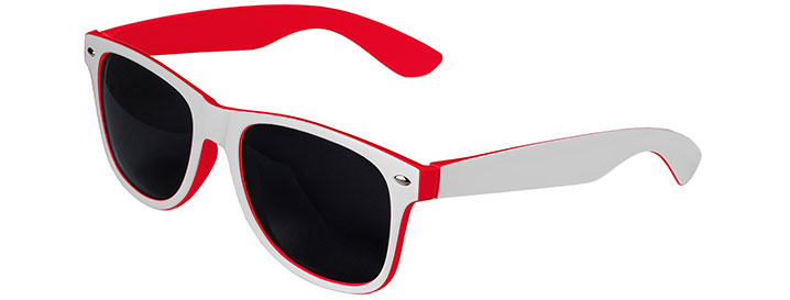 White / Red Retro In&Out Sunglasses