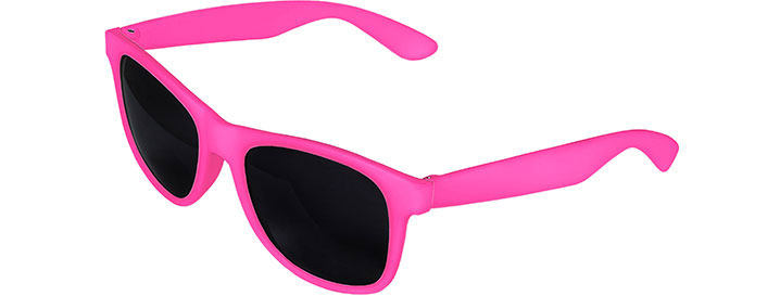 Pink Front - Pink Retro 2 Tone Sunglasses