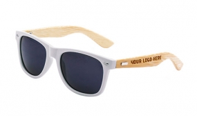 Retro Bamboo Arms Sunglasses