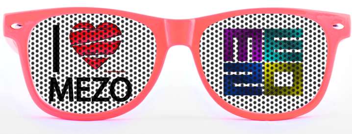 I Love Mezo - DJ sunglasses