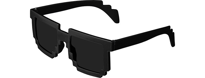 Black Pixel Sunglasses