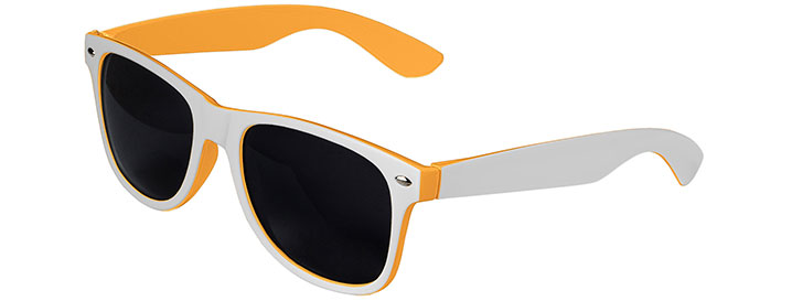 Retro In&Out Sunglasses style White / Orange