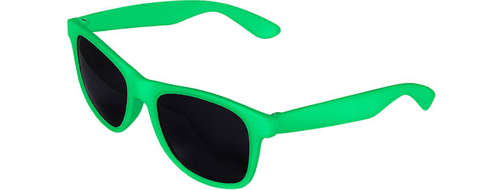 Green Front - Green Lunettes de Soleil Bi-Couleur