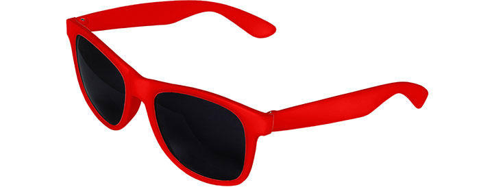 Red Front - Red Lunettes de Soleil Bi-Couleur