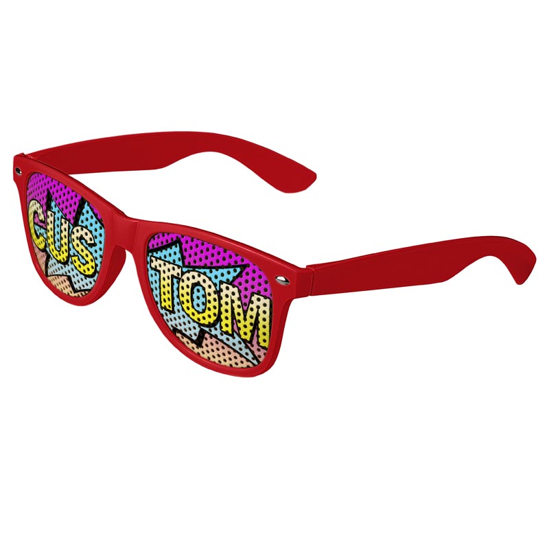 Custom Printed Rainbow Malibu Sunglasses