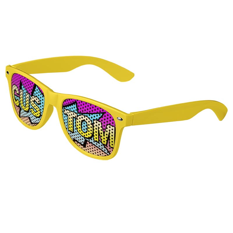 Custom Sunglasses Logo Stickers | 3D Metal Decals - 4Customize