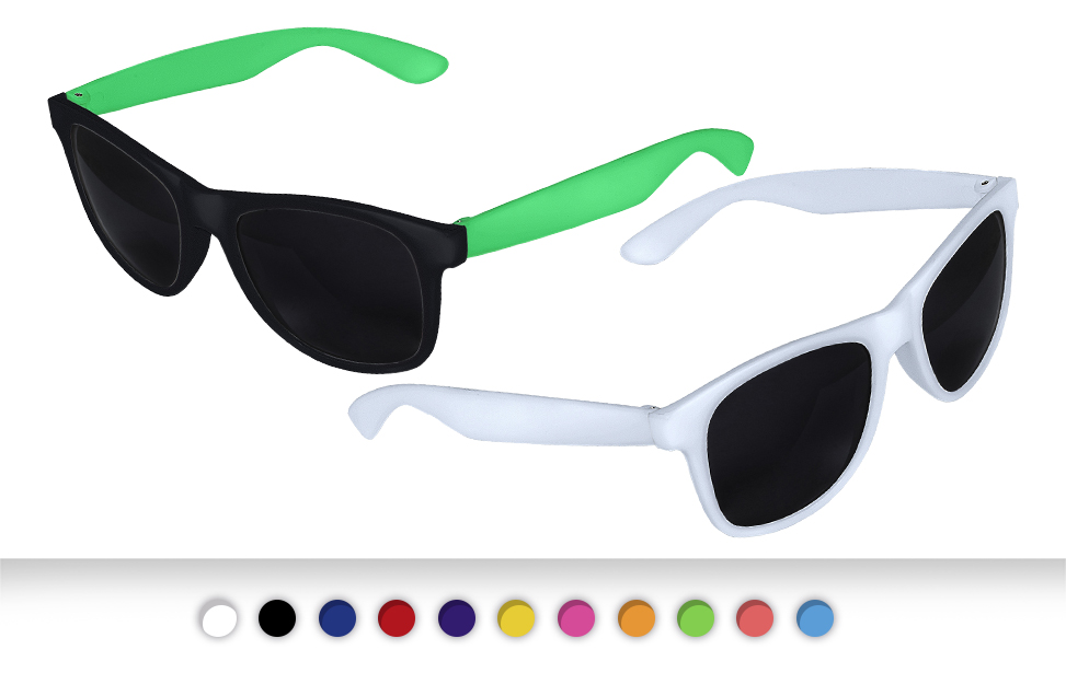 Blank Retro 2-Tone Sunglasses