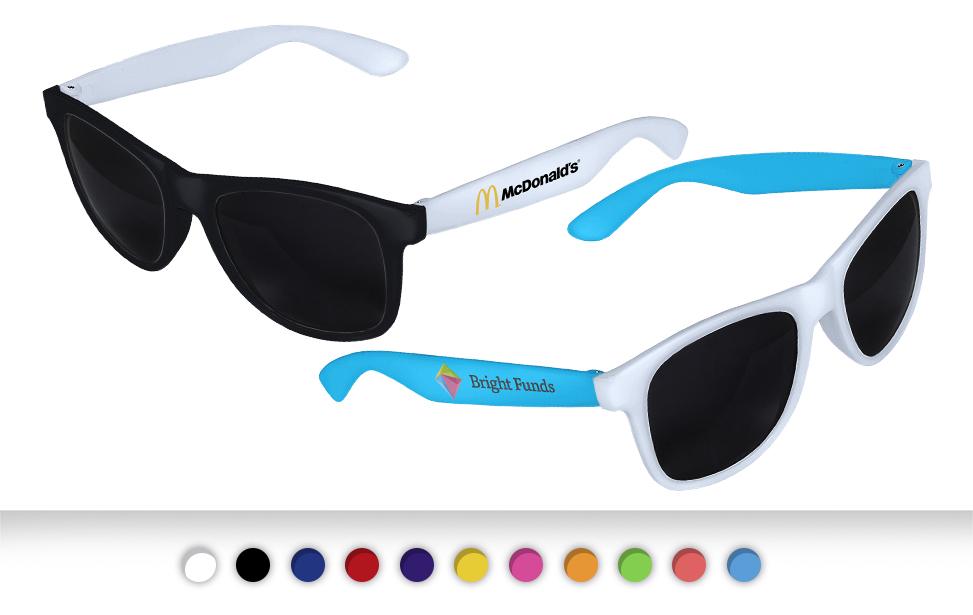 Customizable Retro 2-Tone Sunglasses