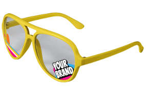 Aviator Clear-Lenses Direct To Lenses