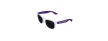 White Front - Purple Retro 2 Tone Sunglasses with Full-Color Side Arm Printing Customization