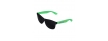 Black Front - Green Retro 2 Tone Sunglasses with Full-Color Side Arm Printing Customization