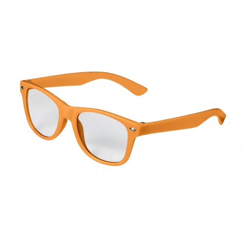 Orange Kid Retro Clear Lenses Blank