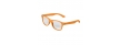 Orange Kid Retro Clear Lenses Blank