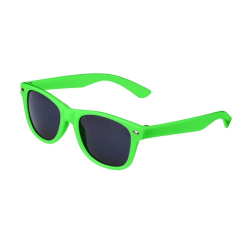 Green Retro Kids Sunglasses Blank