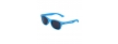 Blue Retro Kids Sunglasses with 1 Color Side Arm Printing Customization