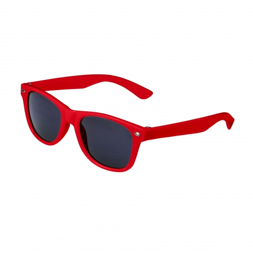 Red Retro Kids Sunglasses Blank