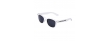 White Retro Kids Sunglasses with 1 Color Side Arm Printing Customization
