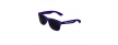 Purple Retro Sunglasses with 1 Color Side Arm