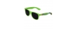 Green Retro Sunglasses with Full-Arm Full-Color Side Arm Printing Customization