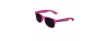 Pink Retro Sunglasses with Full-Color Side Arm Printing Customization