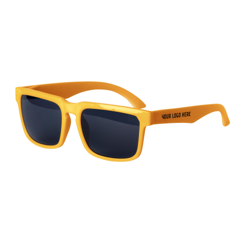 Orange Bold Sunglasses with 1 Color Arm Printed