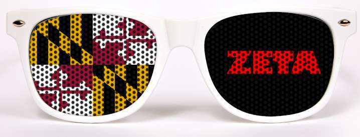 ZETA TAU ALPHA Fraternity College Park sunglasses