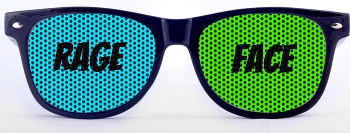 Rage Face sunglasses