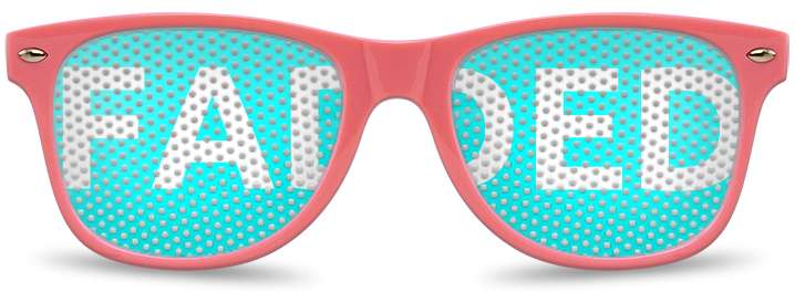 Faded sunglasses Faded sunglasses
