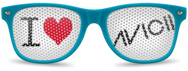 I Love AVICII Logo Lenses