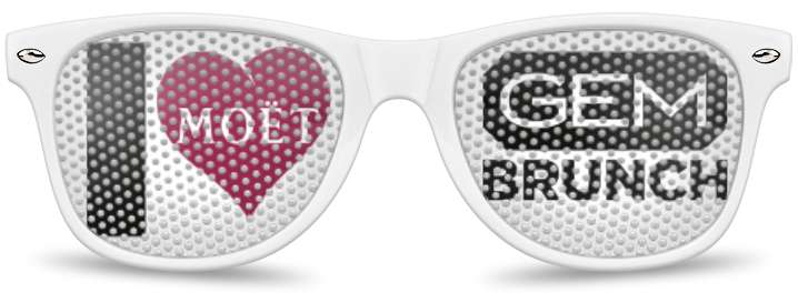 I Love Moet Logo Lenses