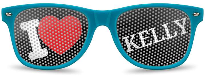 I Love Kelly Logo Lenses