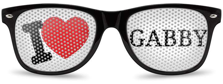 I Love Gabby Logo Lenses