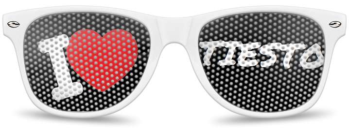I Love DJ Tiesto Logo Lenses