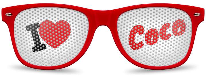 I Love Coco Logo Lenses