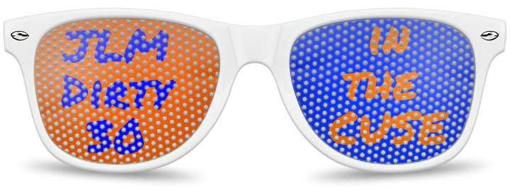 Dirty 30 Birthday Logo Lenses