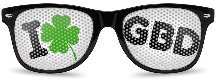 I Love Shamrock GBD Logo Lenses