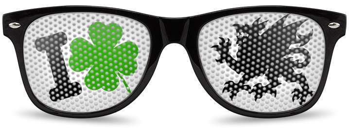 I Love Shamrock Dragon Logo Lenses