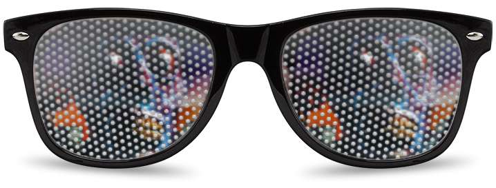 Colorful party lenses