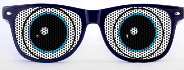 Blue eyes sunglasses